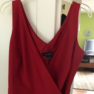 All silk wrap around blouse, ties on the side